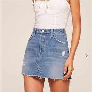 Reformation Denim Jeans Skirt